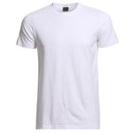 100% Cotton Plain T-shirt - White