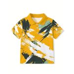 Fashion Kids’ Abstract Print Polo Shirt
