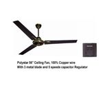 Polystar 56" Ceiling Fan Brown