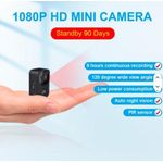 Generic Mini Camera Smart Home Smallest Camera Full HD 1080P Micro Camcorder Small Infrared CCTV Body Nanny Camera - image 4
