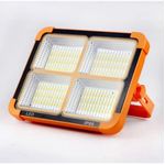 panel solar and USB rechargeable LED flood light with an IP66 waterproof rating