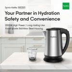 product_image_name-Synix- Quick Heating  Electric Kettle 2.2 Litres  - Silver SKE22U1-2