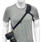 Generic LATEST Camera Shoulder Sling Black Belt Strap for Digital SLR/DSLR Damping Strap (underarm strap and the camera not include) - image 3