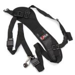 Generic LATEST Camera Shoulder Sling Black Belt Strap for Digital SLR/DSLR Damping Strap (underarm strap and the camera not include) - image 5