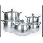 Ozy & Ozera 5PCS STAINLESS STEEL HOT POT COOKWARE