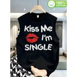 Fashion Nft Crew Neck Tank Top-Black