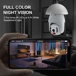 product_image_name-Generic-1080P Wireless 360 Rotate Auto Tracking Panoramic Camera Light Bulb Wifi PTZ IP Cam-8