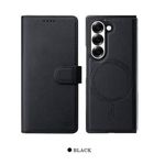 Samsung galaxy Z fold 5 luxury leather Magsafe buckle Case
