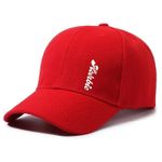 Pretty Design Face Cap: Red