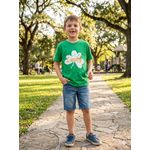 Primark Boys Shamrock Graphic Cotton T-shirt