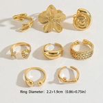 product_image_name-Fashion-8 Pieces/Set Vintage Smooth Vegan Ring Ring Bohemian Starfish Personalized Ring-6