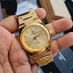 product_image_name-POEDAGAR-All Gold Top Quality Men's Wristwatch with Calendar-1