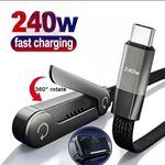 Generic 240W Fast Charging Type C to Lightening cable with phone stand - image 5