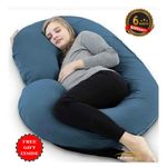 EverBeaming Pregnancy Relaxation and Maternity Pillow _ Blue