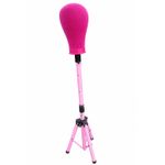 Pink Wig Tripod Adjustable Stand With Canvas Head