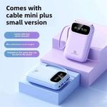 product_image_name-Generic-Mini External Charger 10000mAh 4-in-1 Built-in Cable Power Bank, 22.5W Fast Charging Portable Charger, Ultra Slim Lightweight External Battery for iPhone Samsung Huawei Xiaomi-6