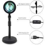 product_image_name-WakeView-USB Powered Remote Control 20-Color Sunset Lamp/Projector-8