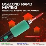 Generic 15W Wireless Soldering Iron Pen Kit, USB Rechargeable, 3 Temp Settings, 8s Fast Heating - image 3