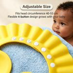 STY One-piece Molded Children's Shampoo Cap Kids Adjustable Bath Hat EVA Ear Protection Shampoo Cap - image 5