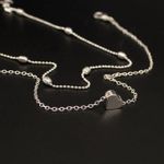 product_image_name-Fashion-Women Two Layer Leg Chain Love Heart Anklet Bracelet Jewelry-4