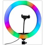 product_image_name-Generic-10inch Dimmable RGB LED Selfie Ring Light With Tripod Stand-3