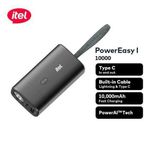 itel PowerEasy1 10000mAh 15W Powerbank With Built-In-Cable Type-C