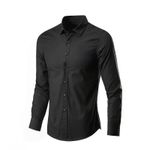 Quality Office Plain Slim Fit Long Sleev Shirt