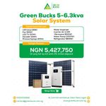 Original Source Green Bucks 5-6.3kVA Solar Power System