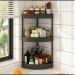 product_image_name-General-3-Tier Corner Storage Rack Shelf - Bathroom & Kitchen Organizers -8