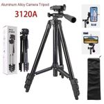 product_image_name-Generic-3120A MODEL ADJUSTABLE HEIGHT PORTABLE UNIVERSAL SELF LEVELING CAMERA/PHONE TRIPOD STAND & HOLDER with Blue tooth -1