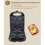 Generic Multipurpose 4 Face Triangle Waffle Maker & Sandwich Maker - Toast Bread Machine Maker - image 3