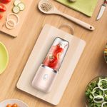 Generic Double Cup Portable Juice Extractor Mixer Mini Blender USB - image 5