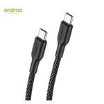 Oraimo Braid 3A 60W Fast Charging Type-C to Type-C Cable 1M
