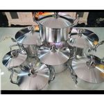product_image_name-Generic-7 Pieces tornado Aluminum cooking Pot Set-2