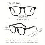 product_image_name-General-Transparent Anti Blue Light Glasses for Men & Women – Stylish Eye Protection Eyewear - 2 pieces-5