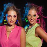 Fashion 3 Pairs Neon Geometric Dangle Earrings Hollow Triangle Square Drop Set - image 6