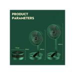 Generic Adjustable Usb Rechargeable Foldable Fan - image 3