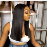 Luxury Bone Straight Closure Wig