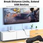 General USB2.0 Extension Cable Anti-Interference Nickel-Plated Magnetic Core 5m - image 3