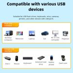 General USB2.0 Extension Cable Anti-Interference Nickel-Plated Magnetic Core 5m - image 8