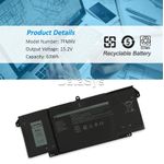 DELL Latitude 14 7420 Series Laptop Battery 63Wh 7FMXV - image 2