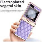 product_image_name-Generic-Samsung Galaxy Z Flip 4 5g Leather Case With The Ring Holder-2