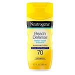 Neutrogena Sunscreen Lotion Beach Defense SPF 70 for Face & Body 6.7 Oz/198ml