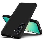 Samsung Galaxy A26 Vogue Platinum Edge Protective Black Silicon Back Case