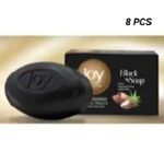 Joy Joy-Black Soap With Shea Butter And Aloe Vera-8 Piece.