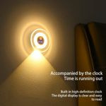 Generic Smart LED wall lamp with remote control and motion sensor - bedside night light with clock and USB charging function - image 6