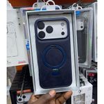 Leather Case Magsafe Defender Case With Kickstand For iPhone 17 pro max