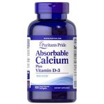 Puritan'S Pride Absorbable Calcium 1200 Mg X100 Softgels