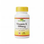 nature's field Vitamin K 100mcg Bone & Blood Health Support - 100 Tablets