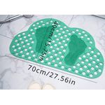 1 Pc Unique Leg shape anti slip bath mat, Super Absorbent Shower Bath.